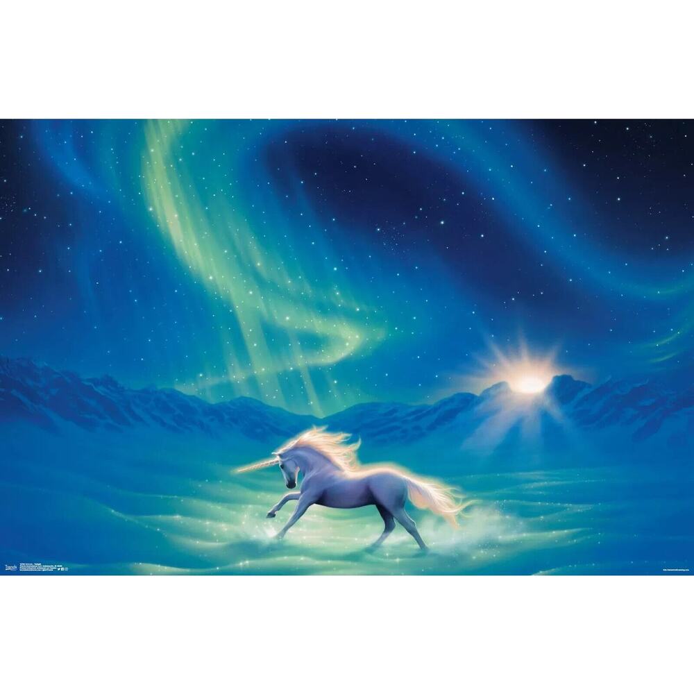 Unicorn Twilight Poster Trends International P238 Aurora Borealis‎ 22x34